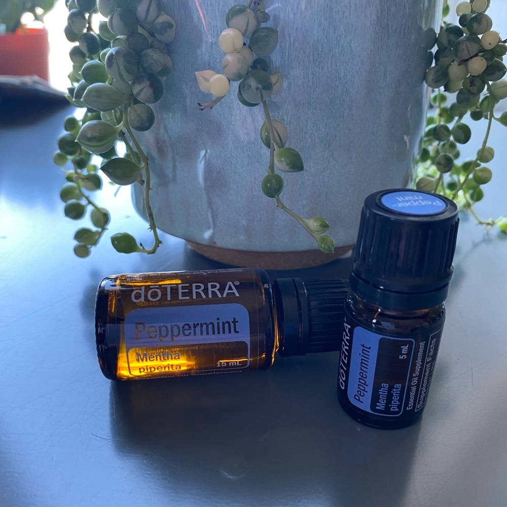 Doterra Peppermint essential oil - 15 and 5 ml bottles